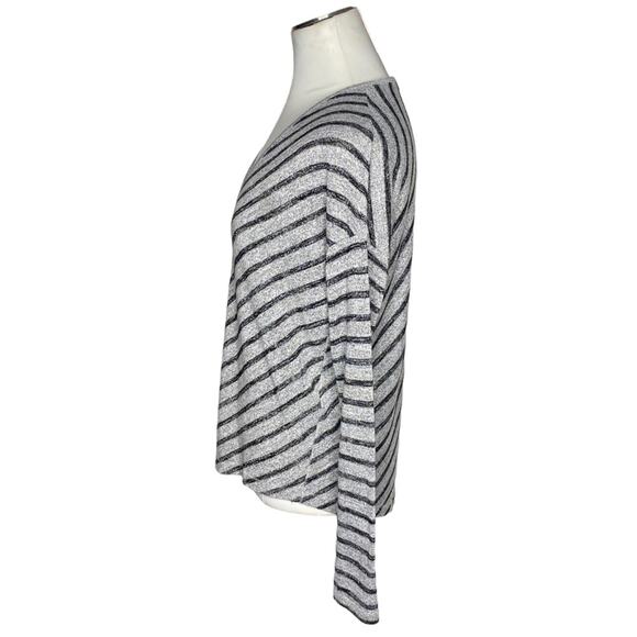Rag & Bone Striped Hudson Vee Long Sleeve - Picture 5 of 9